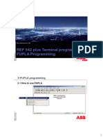 05 - Relays and Terminals Fupla Programming Ref 542plus