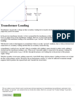 Transformer Loading and On-load Phasor Diagrams