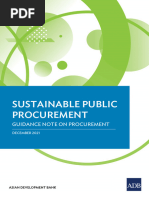 Sustainable Public Procurement