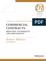 Commercial Contracts - Drafting Techniques and Precedents