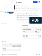 SKF TMFT 36 Specification