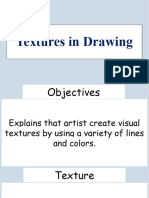 Arts 3 - Lesson 2 - Textures