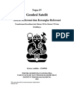 Tugas Geosat 4 Krisna Andhika 15109050 - Sistem Referensi Dan Kerangka Referensi FIX!