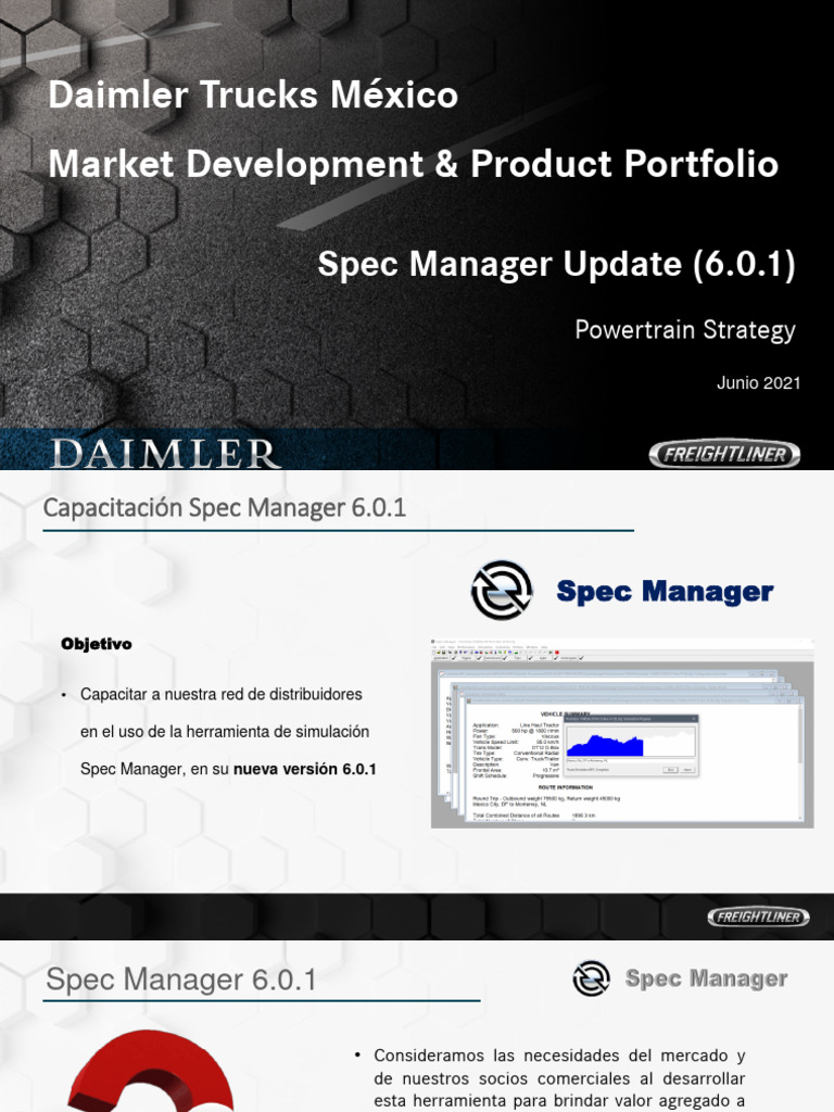 Capacitación en Spec Manager 6.0.1 | PDF | Tecnologías automotrices ...