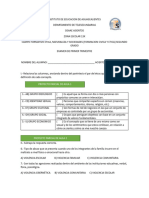 EXAMEN SEGUNDO GRADO PRIMER TRIMESTRE ENS FCYE Ok