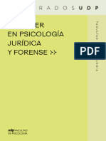 Brochure Magister en Psicologia Juridica y Forense Corregido