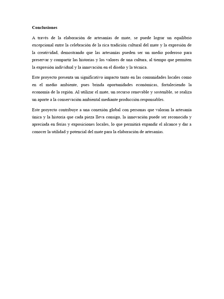 Conclusiones emprendimiento pdf