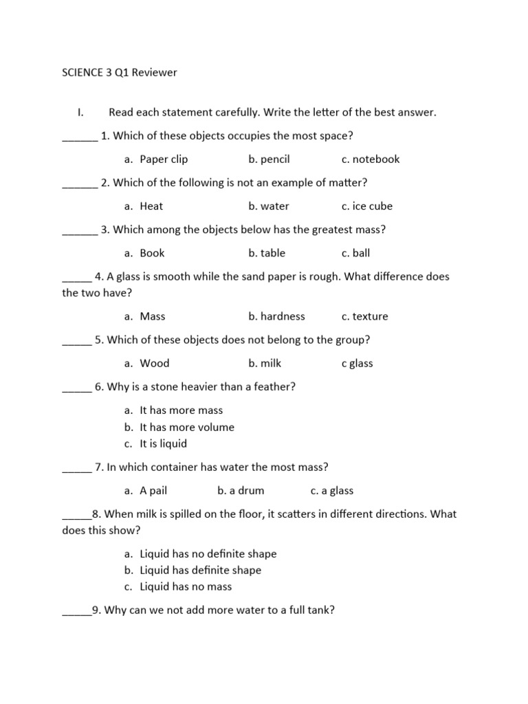science periodical test grade 10 quarter 3