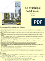 6.3 Municipal Solid Waste and Recycling