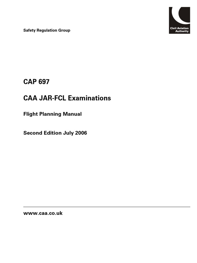 CAP697 (Flight Planning Manual) | PDF | Airplane | Litre