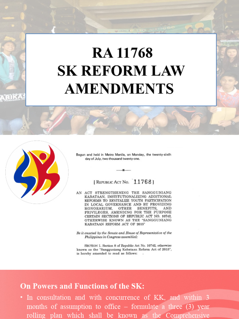 SK Reform Amendments | PDF | Government