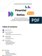 Analysis and Interpretation of Financial Statements