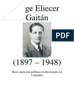 Jorge Eliecer Gaitán - Bases para Una Política Revolucionaria en Colombia