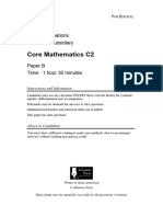 Core Mathematics C2: GCE Examinations Advanced Subsidiary