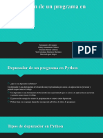 Depuración de Un Programa en Python