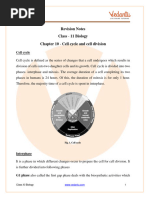 Class 11 Cell Cycle and Division Notes | PDF | Meiosis | Mitosis