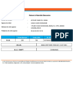 Relevé D'identité Bancaire