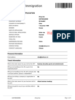 UK Visas & Immigration: Partially Completed Application