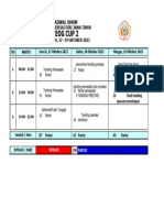 Jadwal Umum Reog Cup