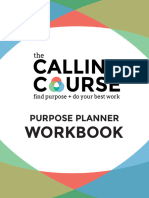 Calling Course Purpose Planner Workbook
