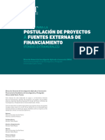 Manual Postulacion Proyectos Fuentes Externas Financiamiento