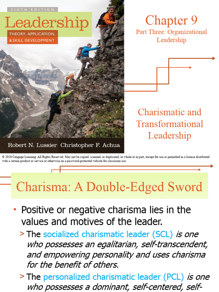 Charismatic and Transformational Leadership | PDF | Transformational ...