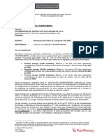Carta - RESOLUCION Contrato (DISTRIBUIDORA DE PRODUCTOS DESCARTABLES S.A.C.) OC 484-2020
