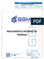 Reglamento Interno de Trabajo 