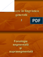 Introducere in Lingvistica Generala - 2