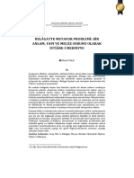 Meaning Problem in Arab Rethoric Implicit Methapor