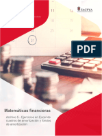 Archivo 5 - Ejercicios en Excel de Cuadros de Amortización y Fondos de Amortización