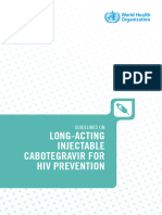 Cabotegravir Guidelines For HIV MGT