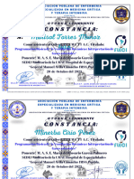 Diploma Certificado Profesional Corporativo Azul