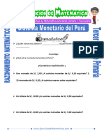 Sistema Monetario Del Peru para Tercero de Primaria