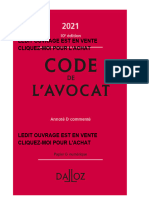 Code de L'avocat, 2021