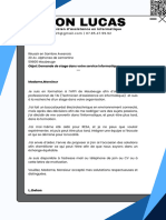 Blue Minimal Professional Company Cover Letter