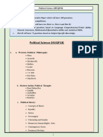 Syllabus of Polity PG