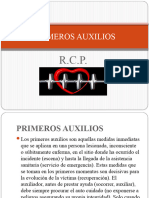 PRIMEROS AUXILIOS y RCP