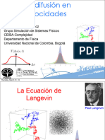 13-La Difusión en Velocidades y El Proceso de Ornstein-Uhlenbeck