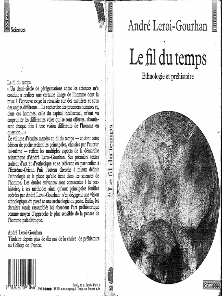 洋書 Andre Leroi-Gourhan / Le fil du temps André Leroi-Gourhan - Le Fil Du Temps - Ethnologie Et