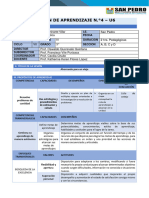 Sesión de Aprendizaje N.°4 - U6