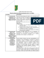 Pauta de Trabajo Desarrollo Personal Primer Ciclo 1° A 4° Básico