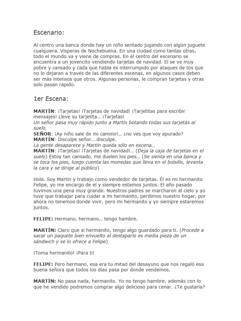 Guion Completo Una Historia de Navidad | PDF | Amor | Verdad