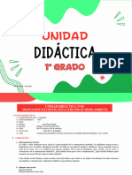 Unidad Didactica N°03. 1 Er Grado