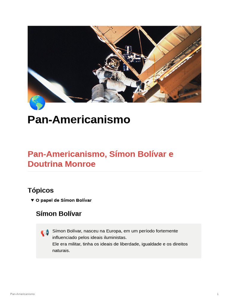 Pan-Americanismo | PDF | Estado | Américas