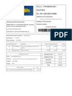 R.U.C.: R.U.C.: 1791995341001 1791995341001 Factura Factura No. 001-039-000144866 No. 001-039-000144866