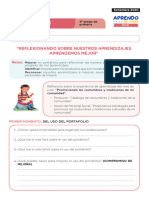 Ficha de Autoaprendizaje Personal Social Sesion Evaluación Cuarto Grado