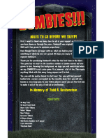 41 Zombies Rulebook