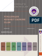 Mei - Penggunaan Ekonomi Islam
