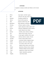 Synonyms and Antonyms For Competitive Exams, PDF, Ethical Principles